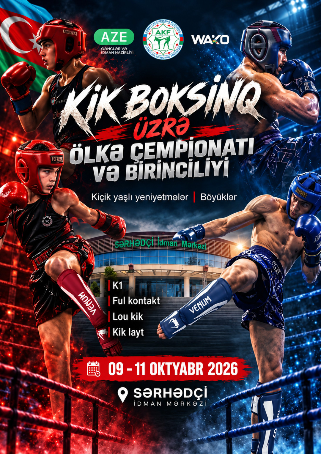 Kikboksinq üzrə kiçik yaşlı yeniyetmələr və böyüklər arasında ölkə birinciliyi və çempionatı